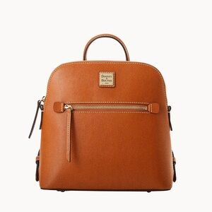 Dooney & Bourke Natural Saffiano Leather Backpack